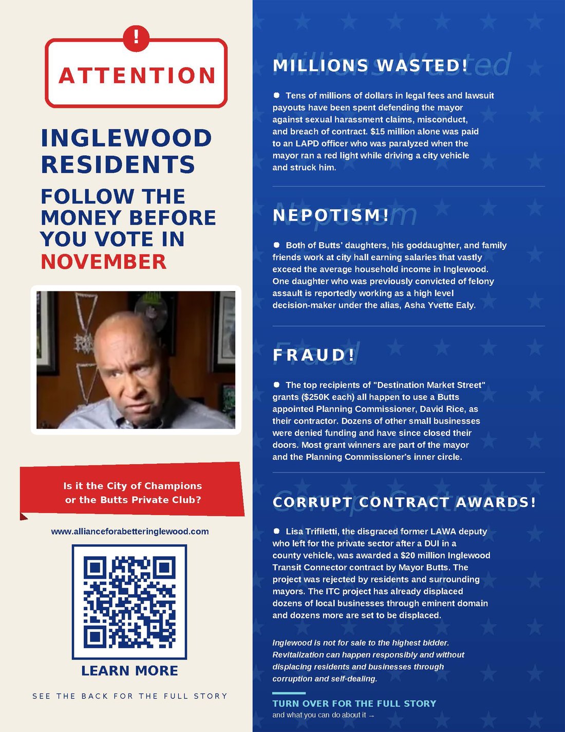 Campaign flyer